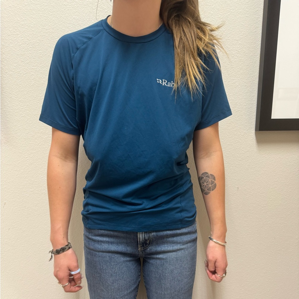 Rab Small Teal Quick Dry Crew Neck T-Shirts